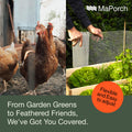 MaPorch Plastic Mesh Fencing for Garden, Pets & DIY Projects (15.7 In. x 10 Ft.) MaPorch
