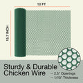 MaPorch Plastic Mesh Fencing for Garden, Pets & DIY Projects (15.7 In. x 10 Ft.) MaPorch