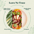 Round, Biodegradable Palm Leaf Party Plates (Bulk) Chic Leaf