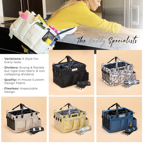 Multi-Purpose Diaper & Cleaning Caddy Organizer Bag Fifth Start
