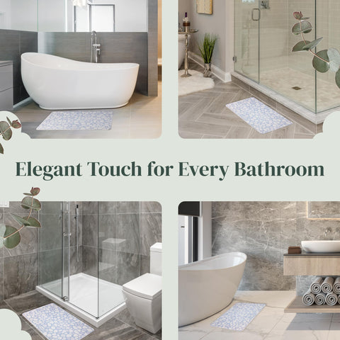 Diatomaceous Earth Stone Bath Mat (24" × 15") Rohkex