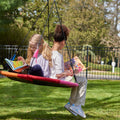 PlayVibe: 40 Inch Tree Swing For Kids (Waterproof, Saucer Design) PlayVibe
