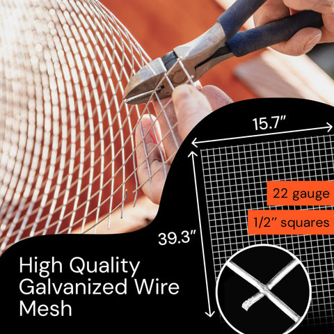 Galvanized Hardware Cloth Roll (Heavy-Duty Wire Mesh) Maporch