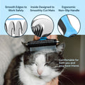 MalsiPree Pet Grooming Brush Tool Matted Pet Hair- Small Malsipree