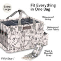 Multi-Purpose Diaper & Cleaning Caddy Organizer Bag Fifth Start