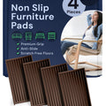 CasterMaster Non Slip Furniture Pads Brown CasterMaster