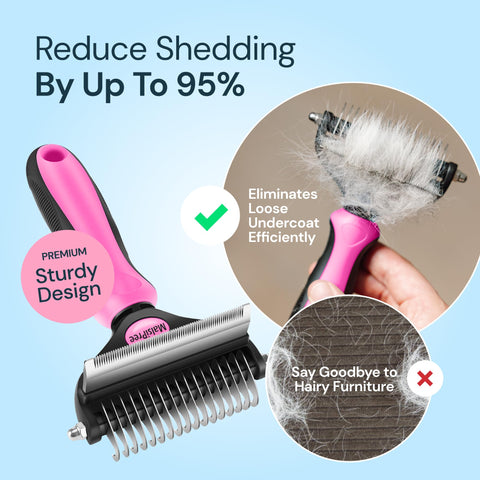 MalsiPree Pet Grooming Brush Tool Matted Pet Hair- Small Malsipree