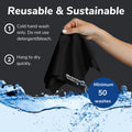 Elite Tech Gear Microfiber Cloth Bulk Black Elite Tech Gear