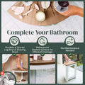 Water-Proof Plastic Corner Shower Stool for Shaving Legs - GoNorth