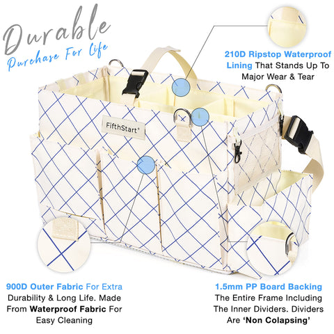 Multi-Purpose Diaper & Cleaning Caddy Organizer Bag Fifth Start