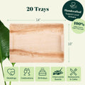 Palm Leaf Charcuterie Platters & Serving Trays Chic Leaf