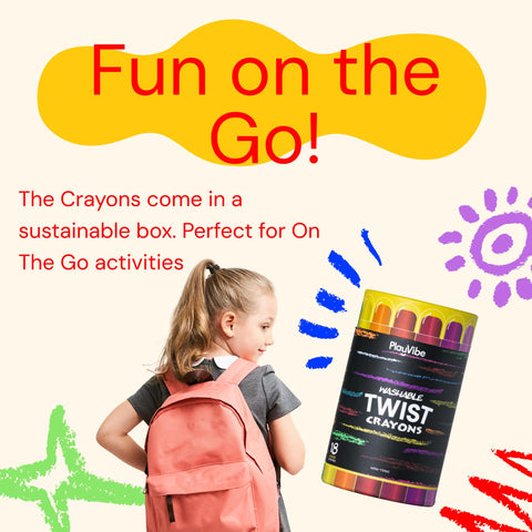 PlayVibe Twistable Crayons PlayVibe