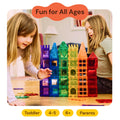 PlayVibe Kids Magnetic 3D Building Blocks Toy PlayVibe