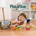 PlayVibe Dinosaur Kids Toy Set With Storage Box PlayVibe
