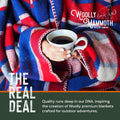 Woolly Mammoth Explorer: Warm Wool Blanket for Camping & Adventure Woolly Mammoth