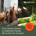 MaPorch Plastic Mesh Fencing for Garden, Pets & DIY Projects (15.7 In. x 10 Ft.) MaPorch