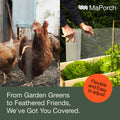 MaPorch Plastic Mesh Fencing for Garden, Pets & DIY Projects (15.7 In. x 10 Ft.) MaPorch