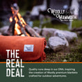 Woolly Mammoth Explorer: Warm Wool Blanket for Camping & Adventure Woolly Mammoth