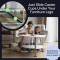 CasterMaster Non Slip Furniture Pads Brown CasterMaster