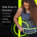 Night-Safety LED Waist Band for Running & Jogging Blue Cactus