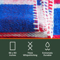 Woolly Mammoth Explorer: Warm Wool Blanket for Camping & Adventure Woolly Mammoth