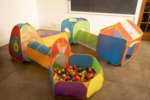 Ball Pit and Tunnel for Kids (7-in-1 Playset) PlayVibe