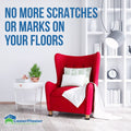 CasterMaster Non Slip Furniture Pads Brown CasterMaster