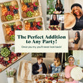Round, Compostable Palm Leaf Bowls for Parties Chic Leaf