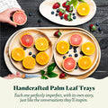 Chic Leaf Palm Leaf Trays – 10 Pack 22x12" Chic Leaf