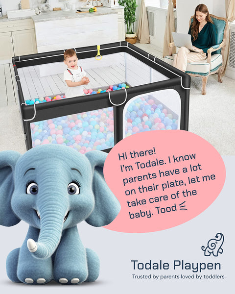 Todale Playpen For Babies- Small Todale