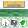 Green Plastic Chicken Wire Fence Roll with Scissors & Gloves MaPorch