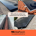 MaPorch Solar Panel Mesh Screen Bundle Pack MaPorch