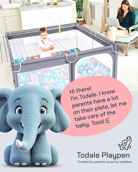 Todale Playpen For Babies- Small Todale