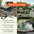 MaPorch Waterproof Pond Liner- Black MaPorch