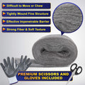 MaPorch Mice Control Steel Wool+ Gloves & Scissors MaPorch