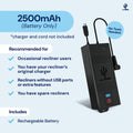 Universal, Rechargeable Recliner Battery Pack Blue Cactus