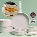 Pinnacle Cookery Pots and Pans Cooking Kitchen Set Pinnacle Cookery