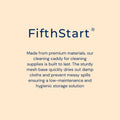 FifthStart Cleaning Caddy Bag Beige FifthStart
