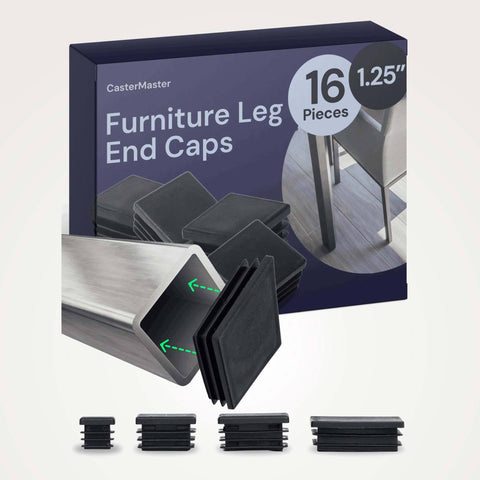 CasterMaster Furniture Leg End Caps CasterMaster