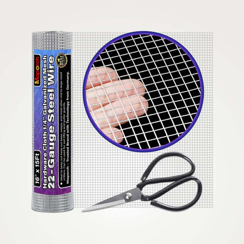 MaPorch Galvanized Wire Mesh Roll For Animals MaPorch
