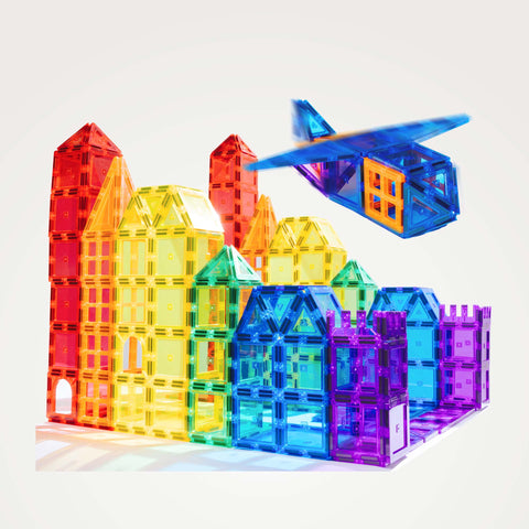 PlayVibe Kids Magnetic 3D Building Blocks Toy PlayVibe