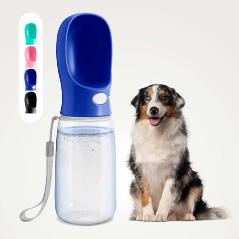 MalsiPree Dog Water Bottle With Bowl- 19oz Malsipree
