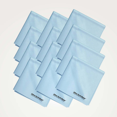 Elite Tech Gear Microfiber Cloth Bulk Blue Elite Tech Gear