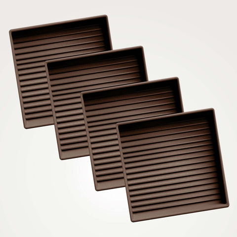 CasterMaster Non Slip Furniture Pads Brown CasterMaster