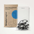 SimplyImagine Safety Glasses Dispenser 2 Lids SimplyImagine
