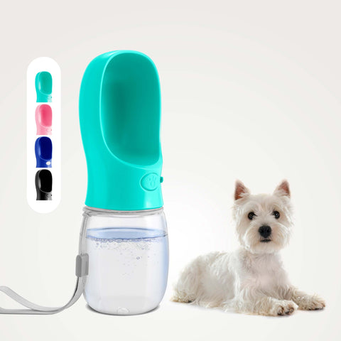 MalsiPree Dog Water Bottle With Bowl- 12oz Malsipree