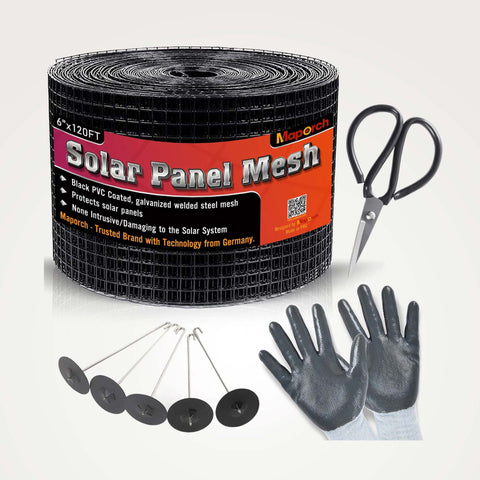 MaPorch Solar Panel Mesh Screen Bundle Pack MaPorch