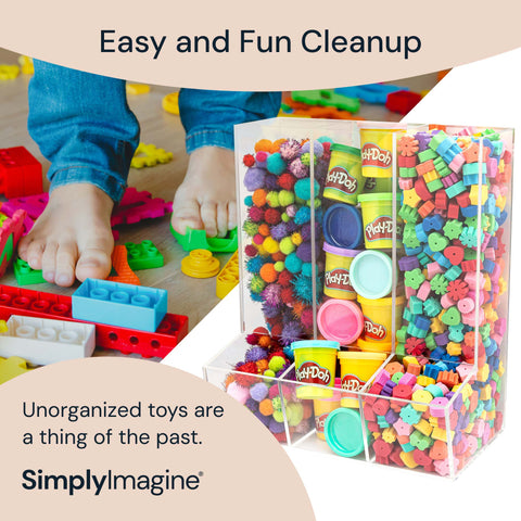 SimplyImagine Clear Toy Dispenser Box SimplyImagine