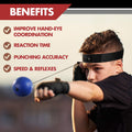 Boxing reflex ball training aid.