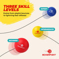 Three-level skill balls.
